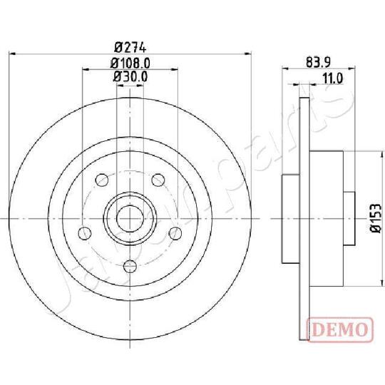 DP-0704C - Brake Disc 