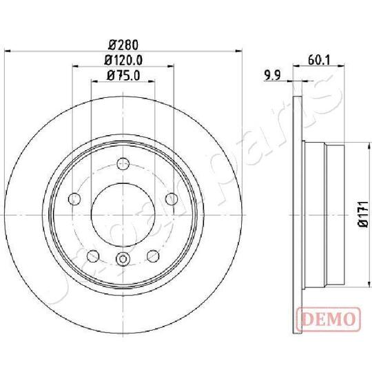 DP-0107C - Bromsskiva 