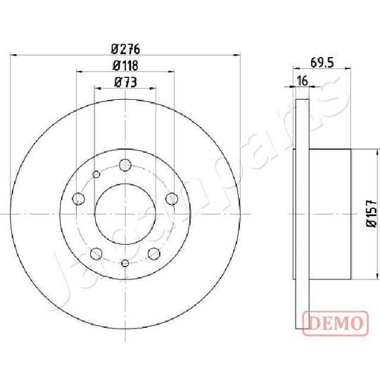 DP-0223C - Brake Disc 