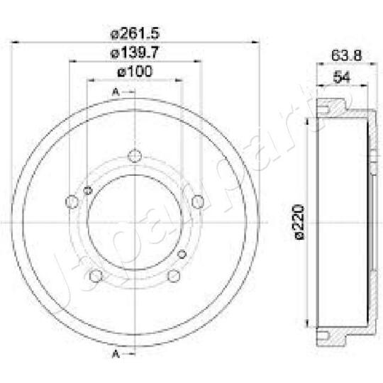 TA-819C - Brake Drum 