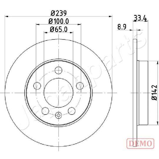 DP-0933C - Brake Disc 