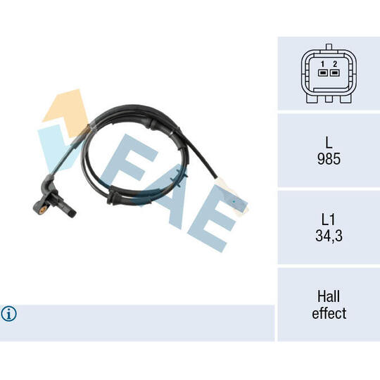 78607 - Sensor, wheel speed 