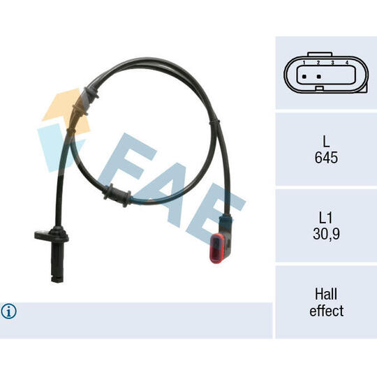 78484 - Sensor, wheel speed 