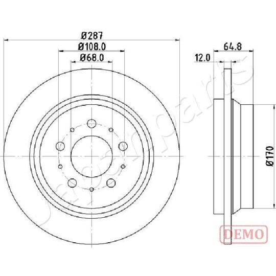 DP-0321C - Bromsskiva 