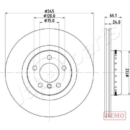 DP-0104C - Brake Disc 