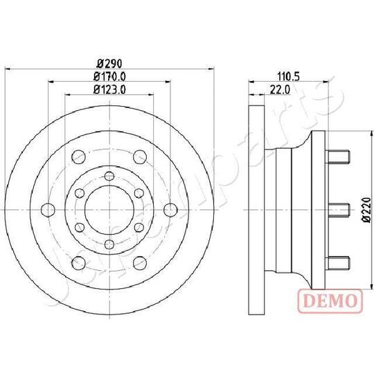 DI-0256C - Brake Disc 