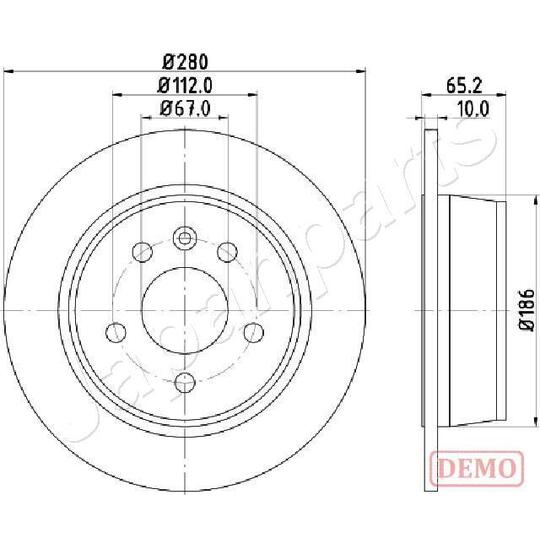 DP-0530C - Bromsskiva 