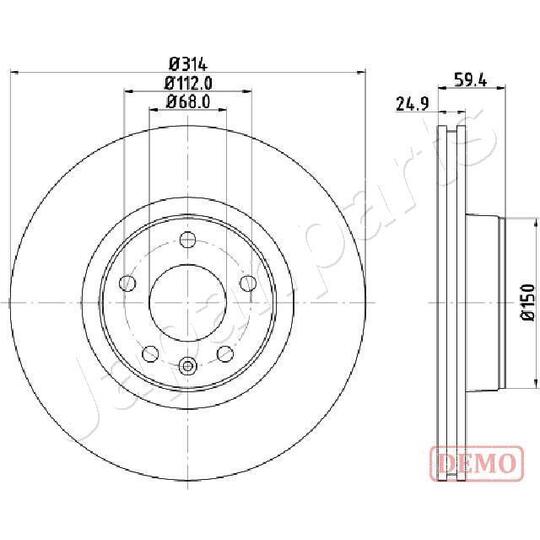 DI-0927C - Brake Disc 