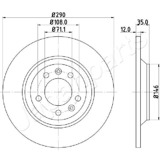 DP-0605 - Brake Disc 