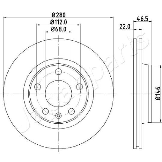 DI-0911 - Brake Disc 