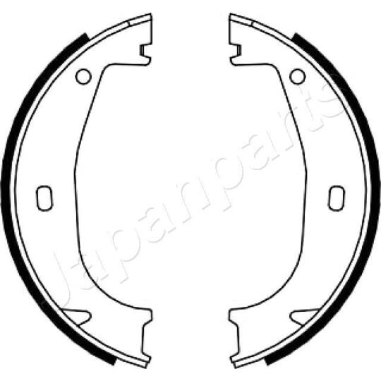 GF-0103AF - Piduriklotside komplekt, seisupidur 