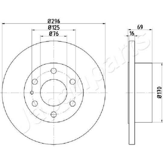 DP-0225 - Brake Disc 