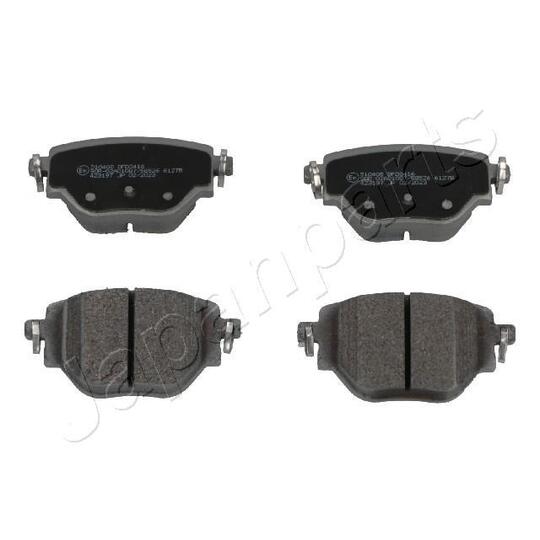 PP-0408AF - Brake Pad Set, disc brake 