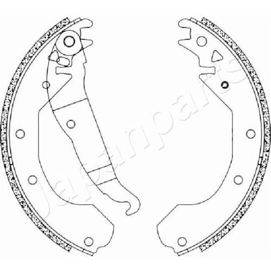 GF-0404AF - Brake Shoe Set 