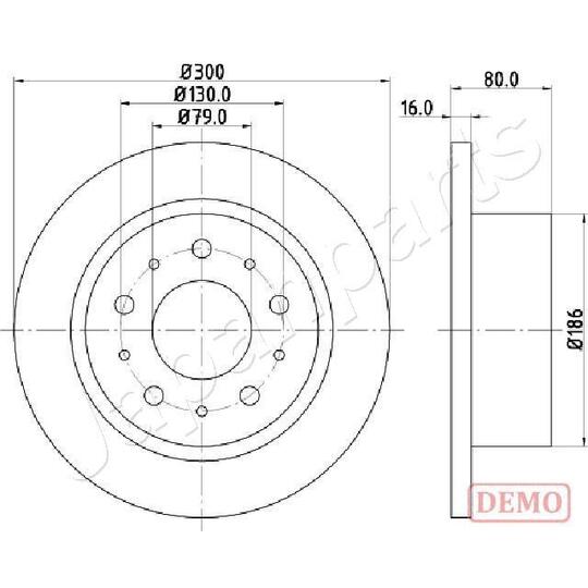 DP-0217C - Brake Disc 