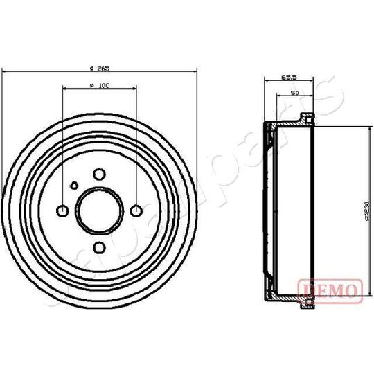 TA-0404C - Brake Drum 