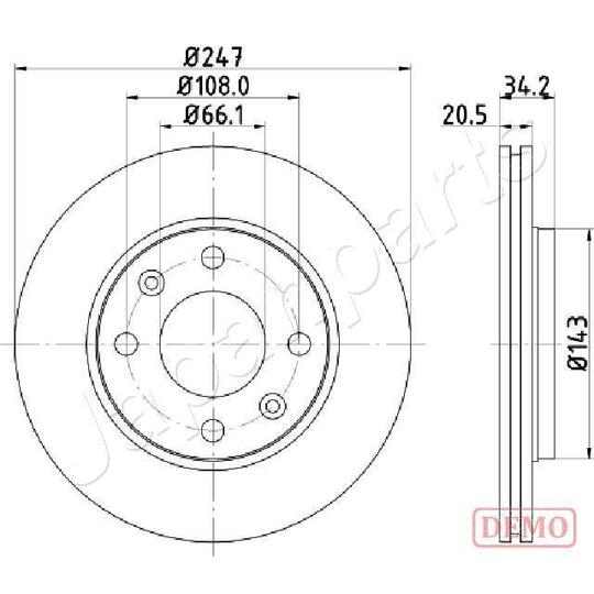 DI-0628C - Brake Disc 