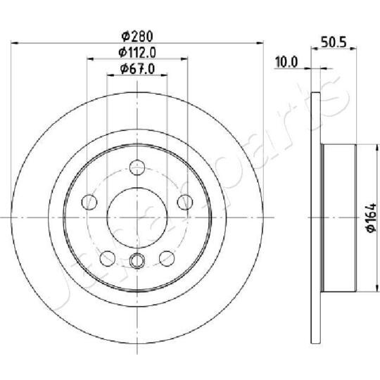 DP-0105 - Brake Disc 