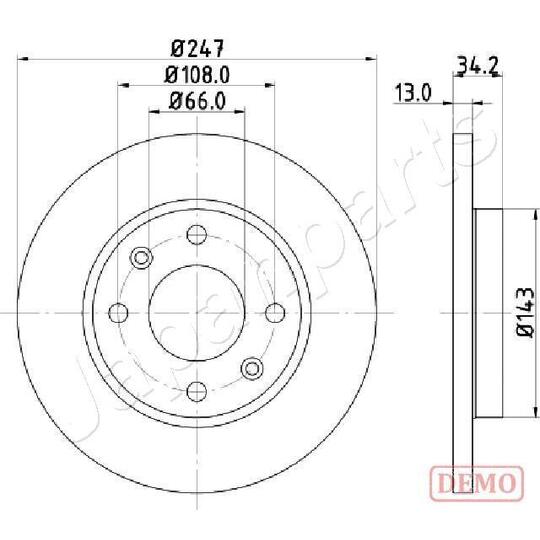 DI-0630C - Brake Disc 