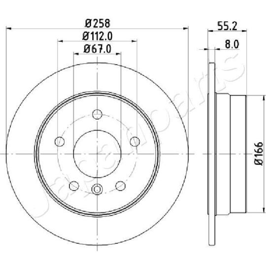 DP-0500 - Bromsskiva 