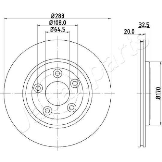 DP-0315 - Brake Disc 