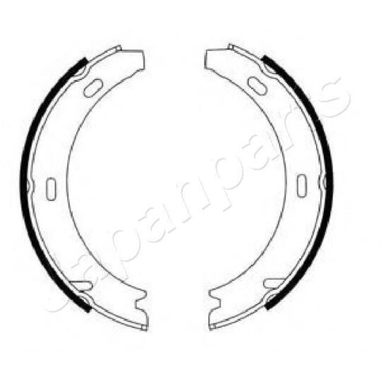 GF-0501AF - Brake Shoe Set, parking brake 