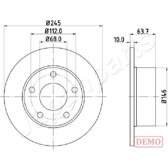 DP-0912C - Brake Disc 