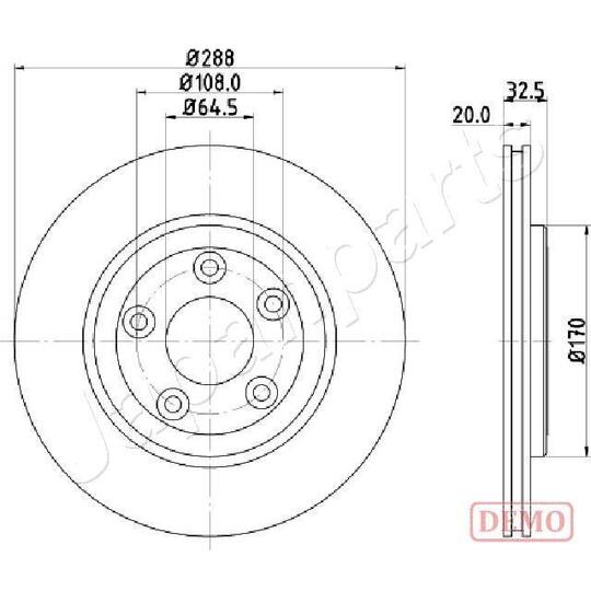 DP-0315C - Brake Disc 