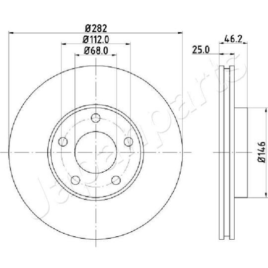 DI-0955 - Brake Disc 