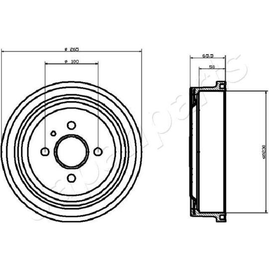 TA-0404 - Brake Drum 