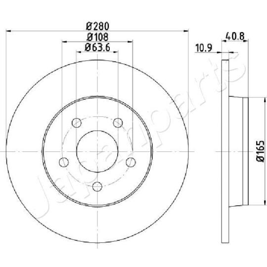 DP-0301 - Brake Disc 