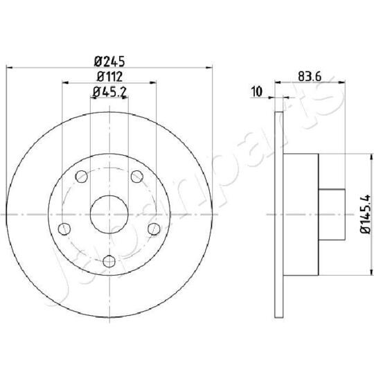 DP-0906 - Brake Disc 