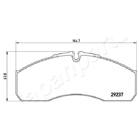 PA-0541AF - Brake Pad Set, disc brake 