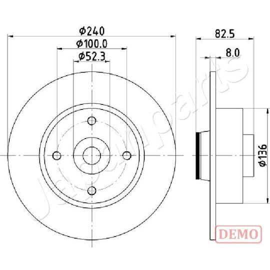 DP-0712C - Brake Disc 