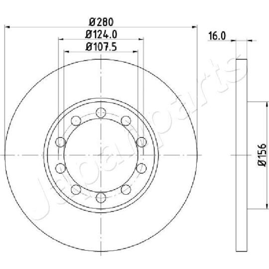 DP-0314 - Brake Disc 