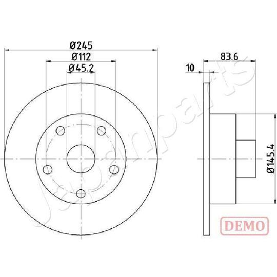 DP-0906C - Brake Disc 