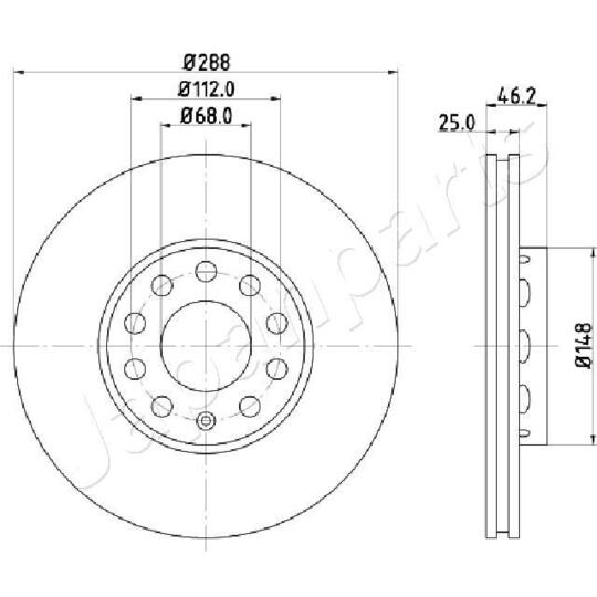 DI-0910 - Brake Disc 