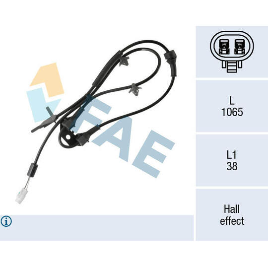 78438 - Sensor, wheel speed 