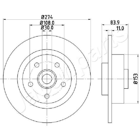 DP-0704 - Brake Disc 