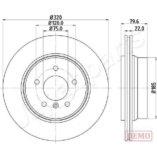 DP-0128C - Brake Disc 