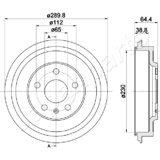 TA-0911 - Brake Drum 