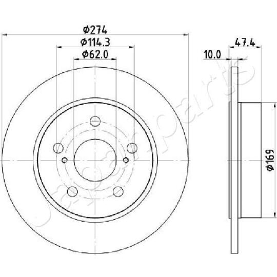 DP-274C - Bromsskiva 