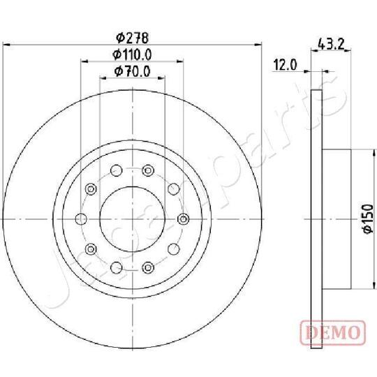 DP-0204C - Brake Disc 