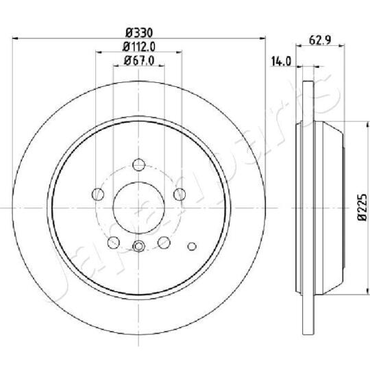 DP-0524 - Brake Disc 