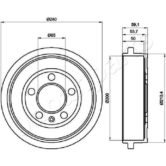 TA-0900 - Brake Drum 