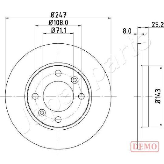 DP-0615C - Brake Disc 