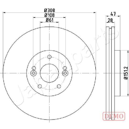 DI-0713C - Brake Disc 