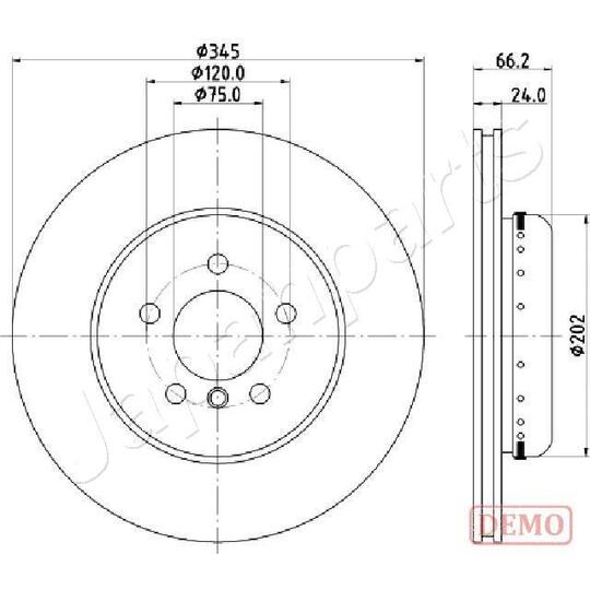 DP-0115C - Brake Disc 