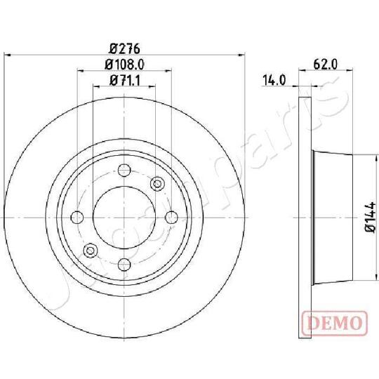 DP-0604C - Brake Disc 