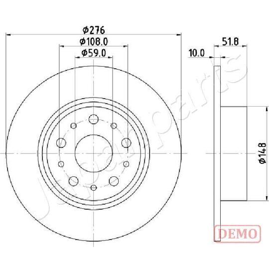 DP-0207C - Brake Disc 